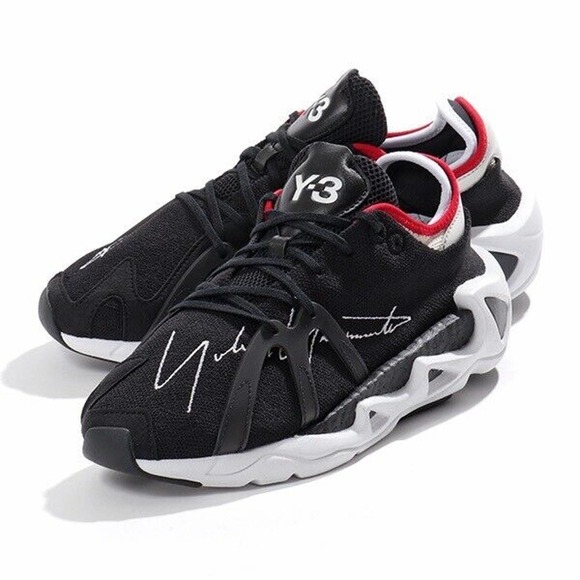 $400 Adidas Y-3 FYW S-97 Yohji Yamamoto EF2627 Black Mens Size 8.5 NO LID main image 7